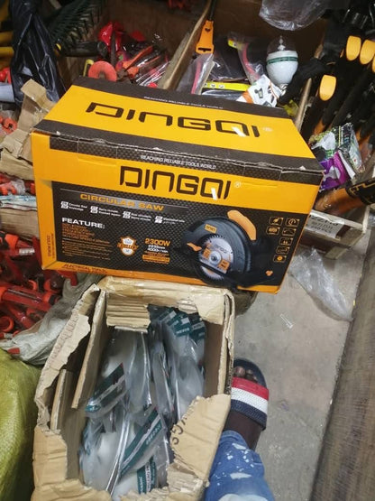 ⚡ Scie Circulaire Professionnelle DINGQI – 2300W de Puissance 💥
