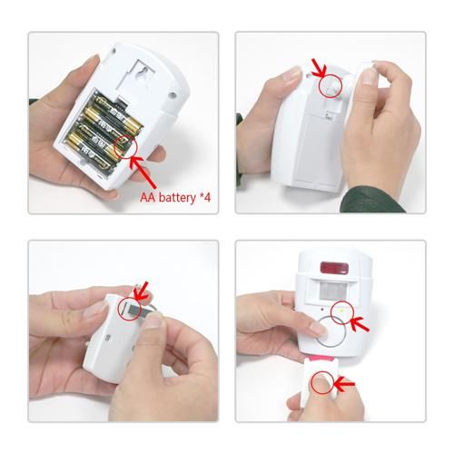 Alarme de surveillance avec système infrarouge